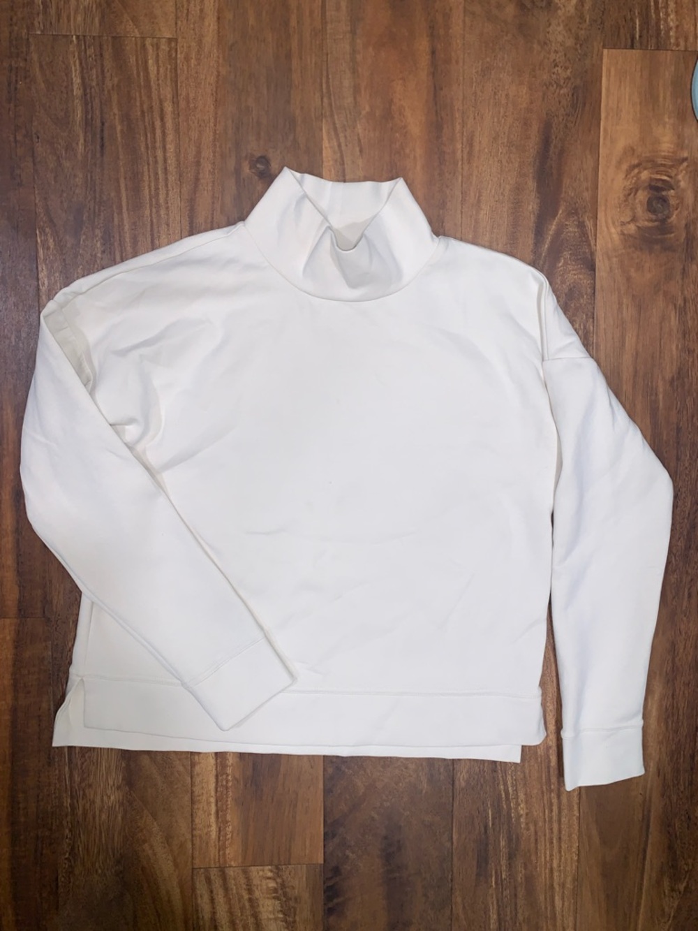 Women’s Cream Mock Neck Tek Gear Ultra Comfort Sweater Size M